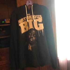The notorious BIG,Sweatshirt hoodie black large from H&M